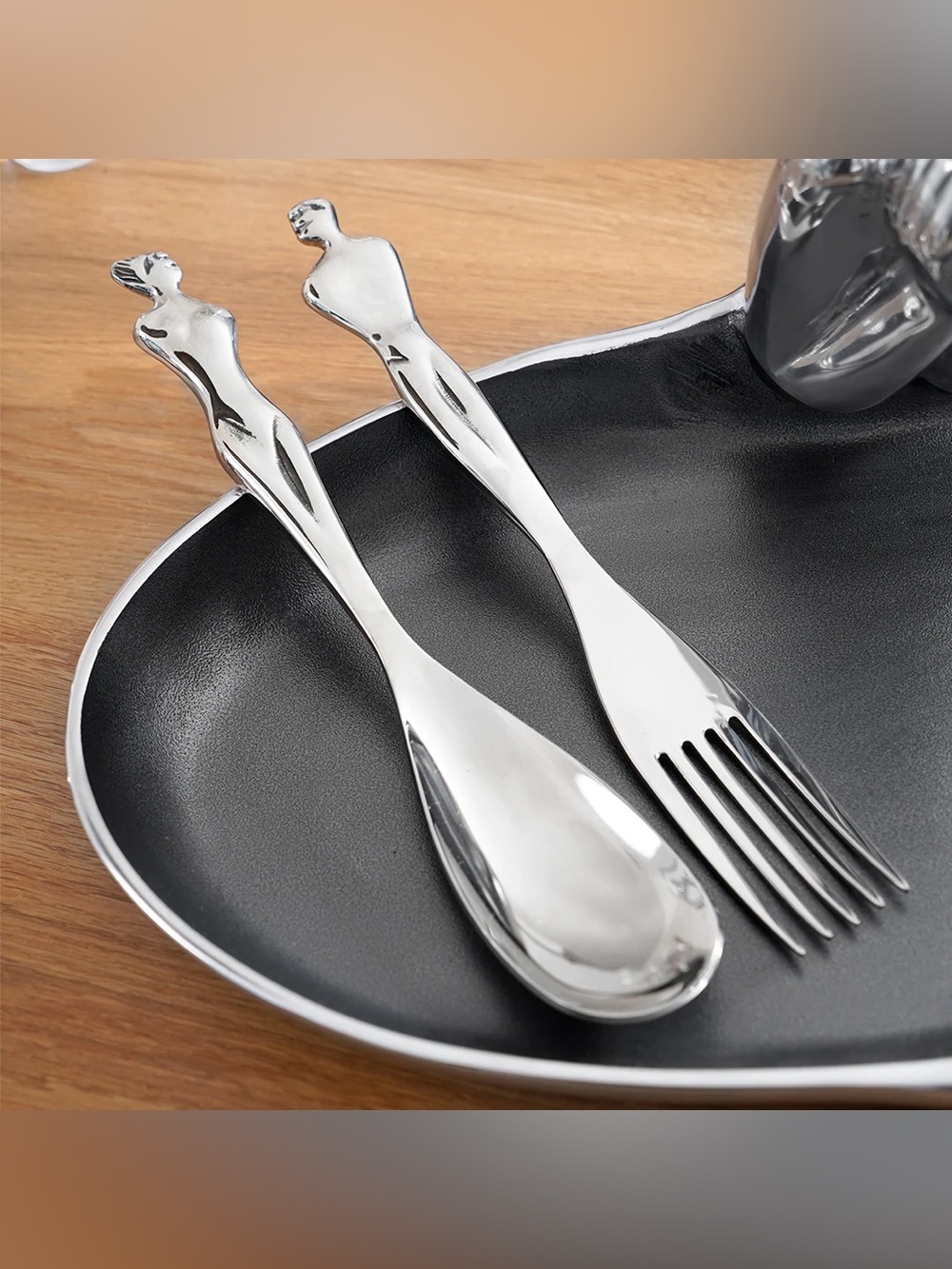 Carrol Boyes Salad Servers - Soul Mates - Picture 3 of 4